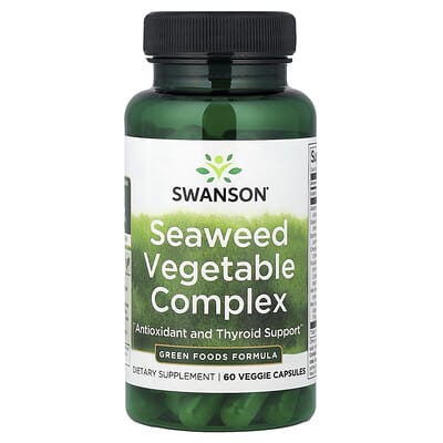 Swanson, Seaweed Vegetable Complex, 60 Vegetarian Capsules