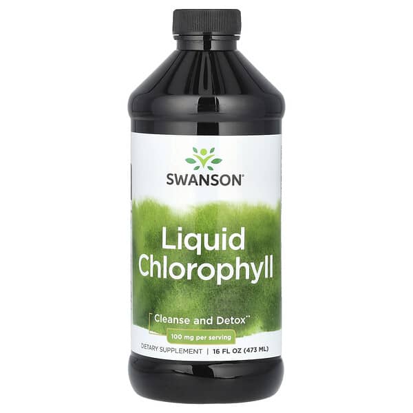 Swanson Liquid Chlorophyll, 100 mg, 16 fl oz (473 ml)