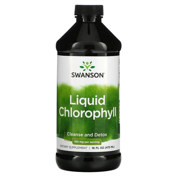 Swanson, Liquid Chlorophyll, 100 mg, 16 fl oz (473 ml)