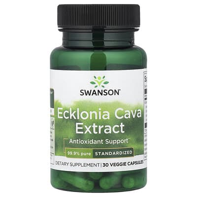 Swanson, Ecklonia Cava Extract, 30 Veg Capsules (53 mg Per capsule)
