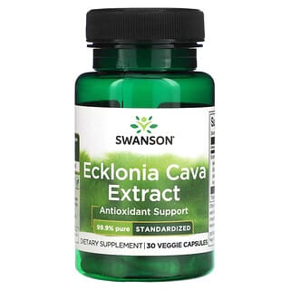 Swanson, Extrait de cava d'Ecklonia, 30 capsules végétariennes