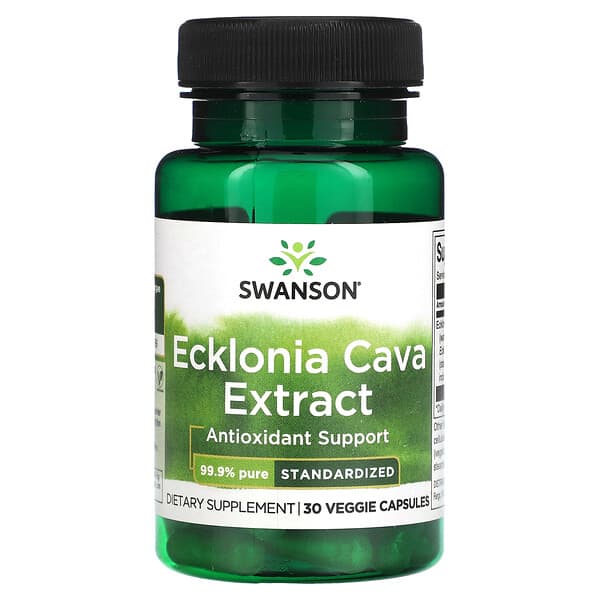 Swanson, Ecklonia Cava Extract, 53 mg, 30 Veggie Capsules