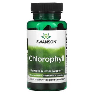 Swanson, Chlorophyll, 50 mg, 90 Liquid Veggie Caps