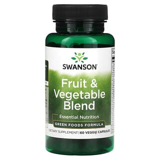 Swanson, Miscela di frutta e verdura, 60 capsule vegetali