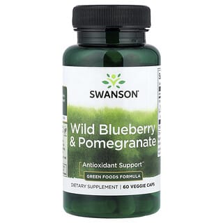 Swanson, Wild Blueberry & Pomegranate, 60 Veggie Caps