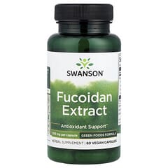 フコイダン エキス、500mg、ヴィーガンカプセル60粒
