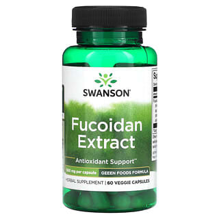 Swanson, Extracto de fucoidan, 500 mg, 60 cápsulas vegetales