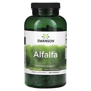 Swanson, Alfalfa, 500 mg, 360 Capsules