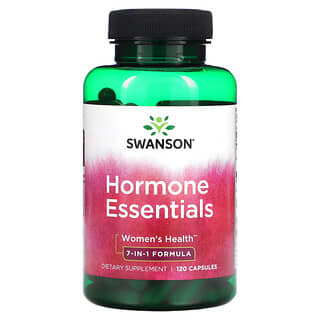 Swanson, Hormonas esenciales, Salud de la mujer, 120 cápsulas