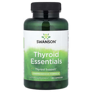 Swanson, Thyroid Essentials, 90 cápsulas