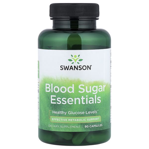 Swanson Vitamins, Bloedsuiker Essentials, 90 Capsules