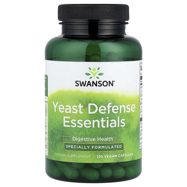 Swanson Vitamins, Yeast Defense Essentials, 베지 캡슐 120정
