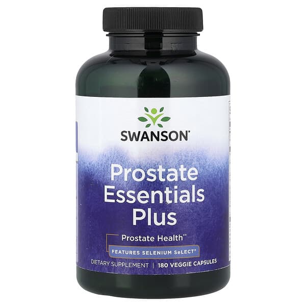 Swanson Vitamins, Prostate Essential Plus, 180 растительных капсул