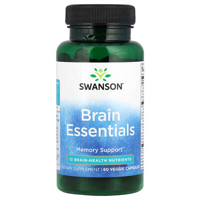 Swanson, Brain Essentials, 60 Veg Capsules