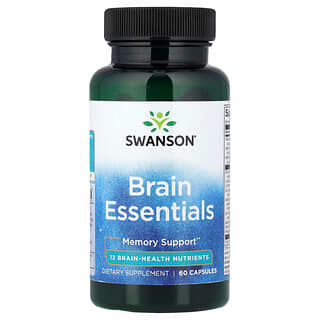 Swanson Vitamins, Brain Essentials, 60 капсули