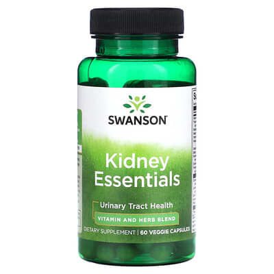 Swanson, Kidney Essentials, 60 Vegetarian Capsules