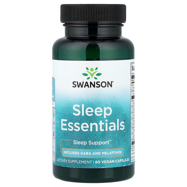 Swanson Vitamins, Sleep Essentials, 60 capsules vegan