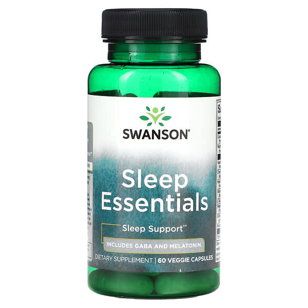 Swanson, Sleep Essentials，60 粒素食膠囊