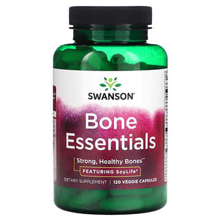 Swanson, Bone Essentials mit SoyLife, 120 pflanzliche Kapseln