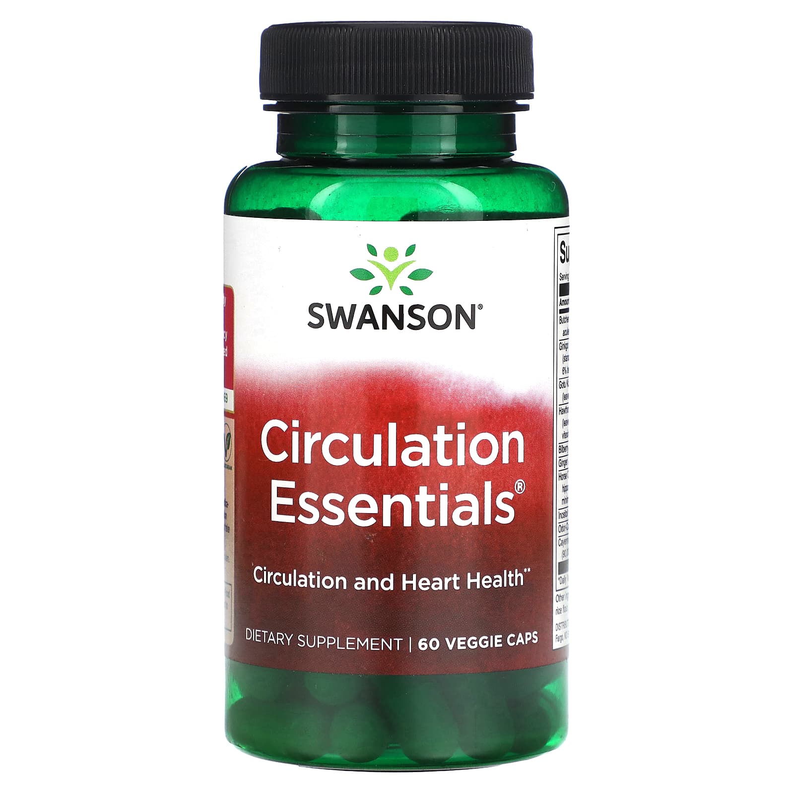 Swanson, Circulation Essentials, 60 Veggie Caps