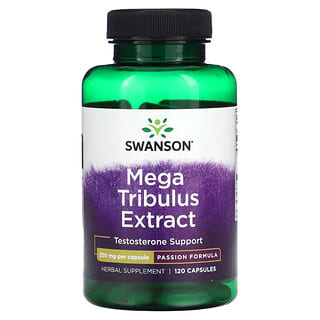 Swanson, Extrait de Mega Tribulus, 250 mg, 120 capsules