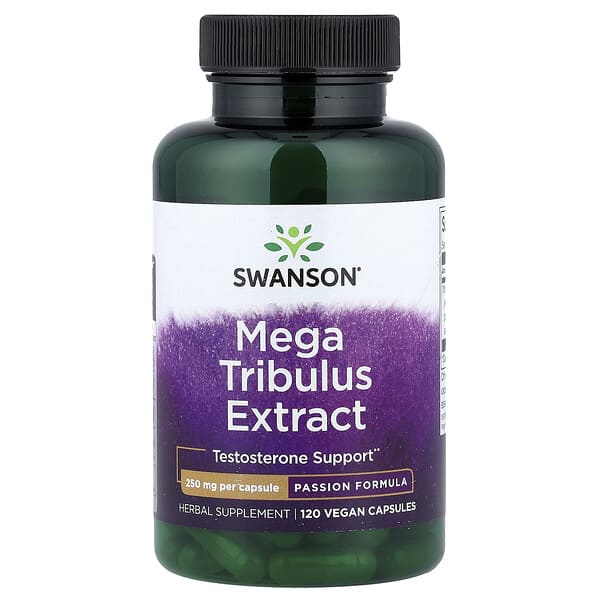 Mega Tribulus Extract, 250 mg, 120 Vegan Capsules