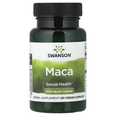 Swanson, Maca, 500 mg, 60 Vegan Capsules