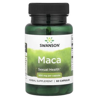 Swanson, Maca, 500 mg, 60 Capsules