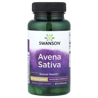 Swanson, Avena Sativa, 575 мг, 60 капсул