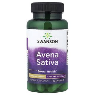 Swanson, Avena Sativa, 575 mg, 60 Kapsul