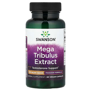 Swanson Vitamins, Ekstrak Mega Tribulus, 250 mg, 60 Kapsul Vegan