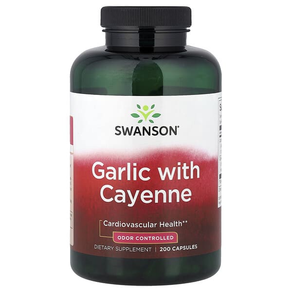 Garlic with Cayenne, 200 Capsules