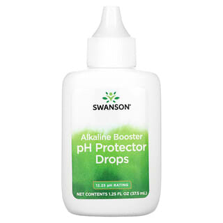Swanson, 碱性加强剂，pH 保护剂精华，1.25 液量盎司（37.5 毫升）。
