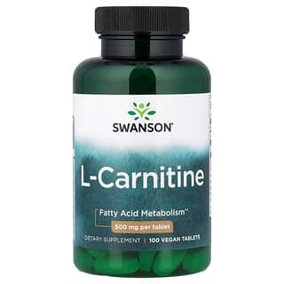 Swanson Vitamins, L-կարնիտին, 100 դեղահաբ