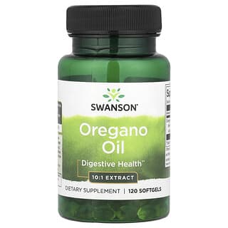 Swanson, Óleo de Orégano, 120 Cápsulas Softgel