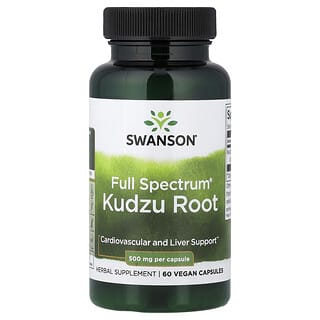 Swanson, Raiz de Kudzu Full Spectrum®, 500 mg, 60 Cápsulas