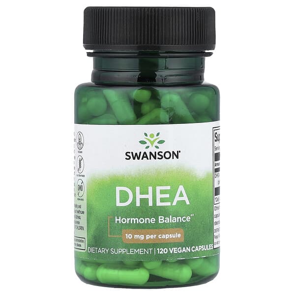 Swanson, DHEA，10 毫克，120 粒全素食膠囊