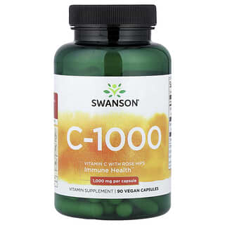 Swanson, C-1000, 90 capsule vegane
