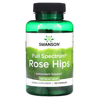 Swanson, ​Full Spectrum Rose Hips, 500 mg, 120 Capsules