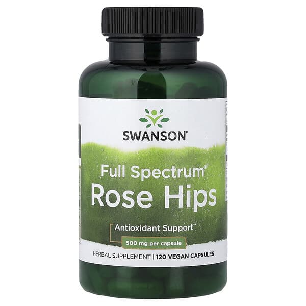 Full Spectrum® Rose Hips, 500 mg, 120 Vegan Capsules
