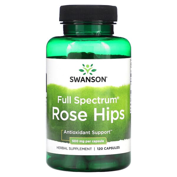 Swanson, 多面玫瑰果,500 毫克,120 粒膠囊
