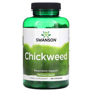 Swanson, Chickweed, 450 mg, 180 Cápsulas