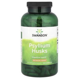 Swanson, Cascas de Psílio, 610 mg, 300 Cápsulas