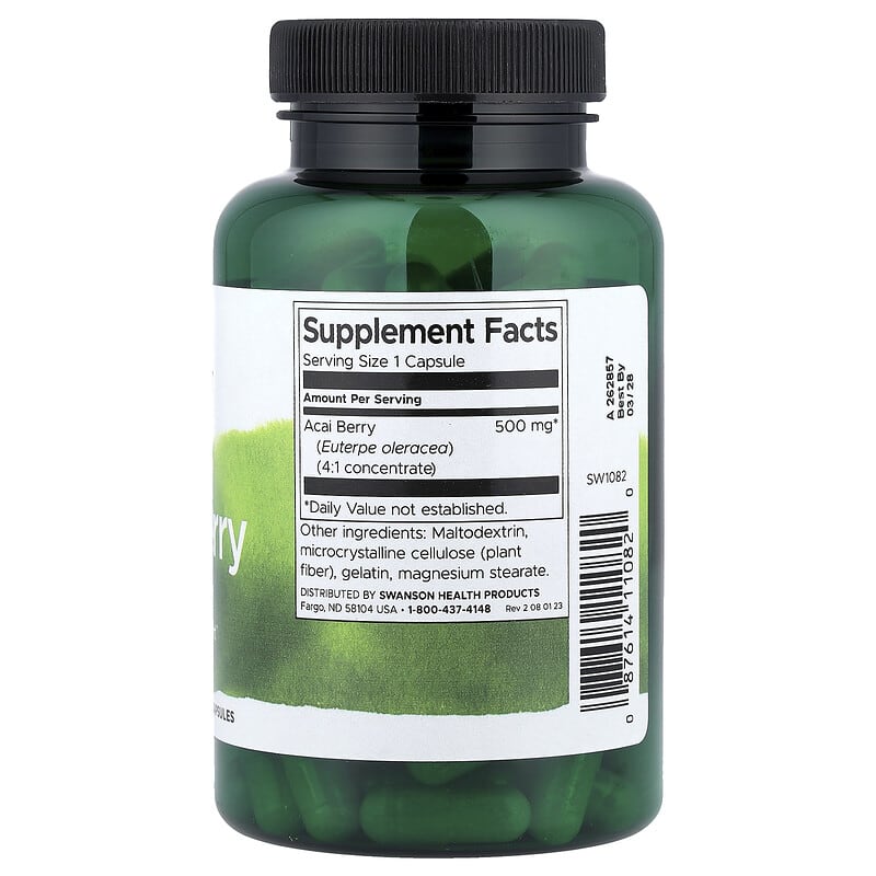 Acai Berry, 500 mg , 120 Capsules