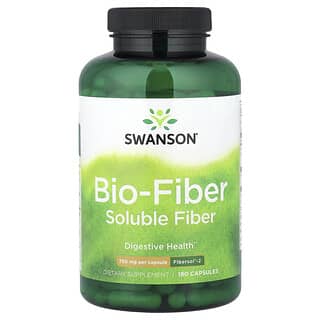Swanson, 生物纖維，750 毫克，180 粒膠囊