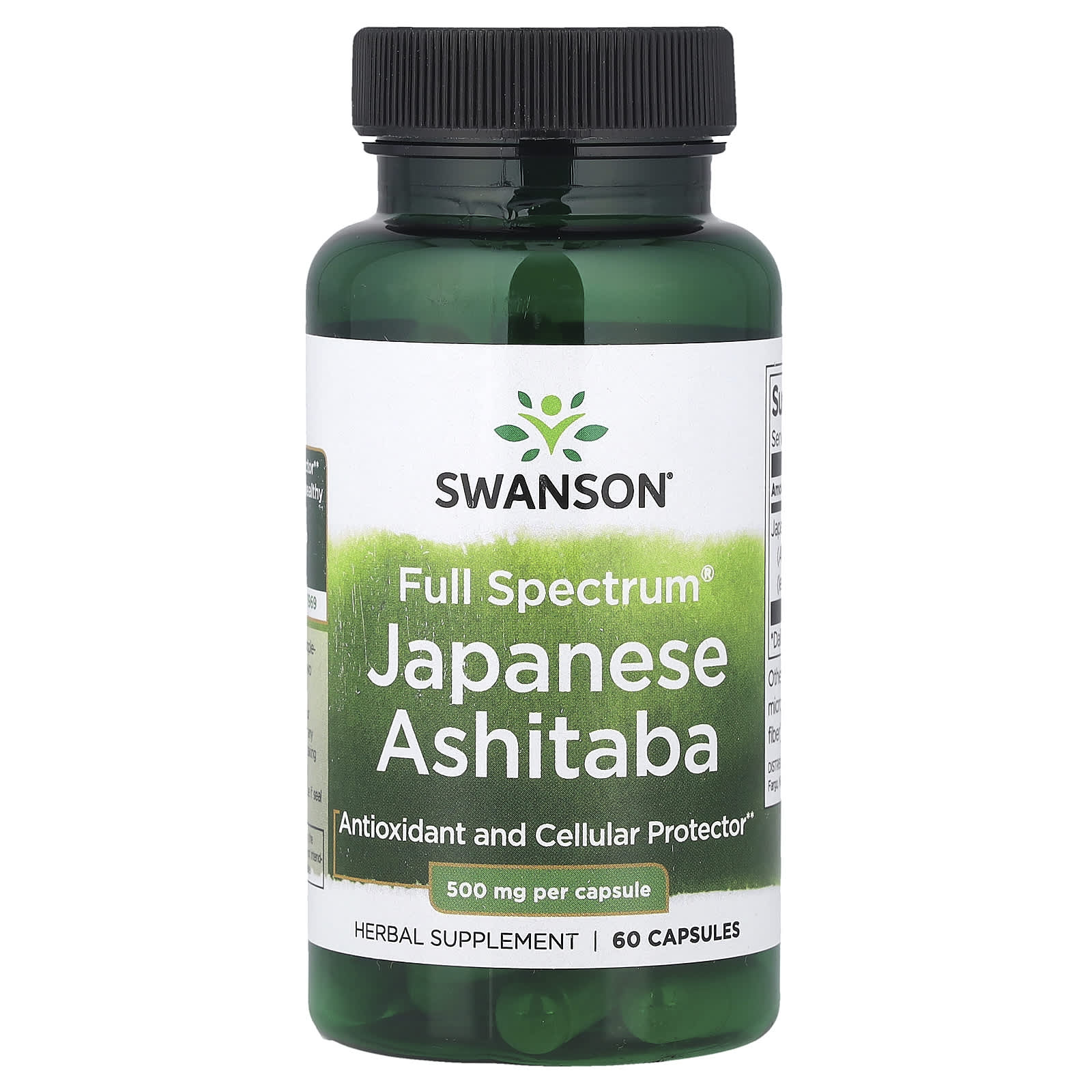 Full Spectrum® Japanese Ashitaba, 500 mg, 60 Capsules