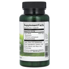 Swanson, Full Spectrum Lion's Juba, 500 mg, 60 Cápsulas