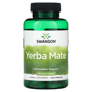 Swanson, Yerba Mate, 125 mg, 120 Capsules