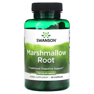 Swanson, Raiz de Marshmallow, 500 mg, 90 Cápsulas