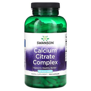 Swanson, Calciumcitrat-Komplex, 250 mg, 300 Kapseln